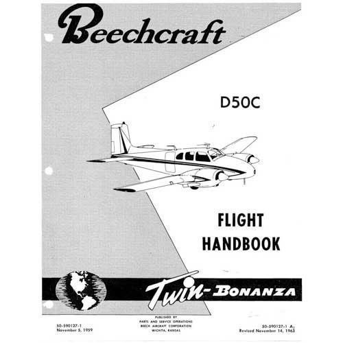 Beech D-50c Flight Handbook (part# 50-590127-1)