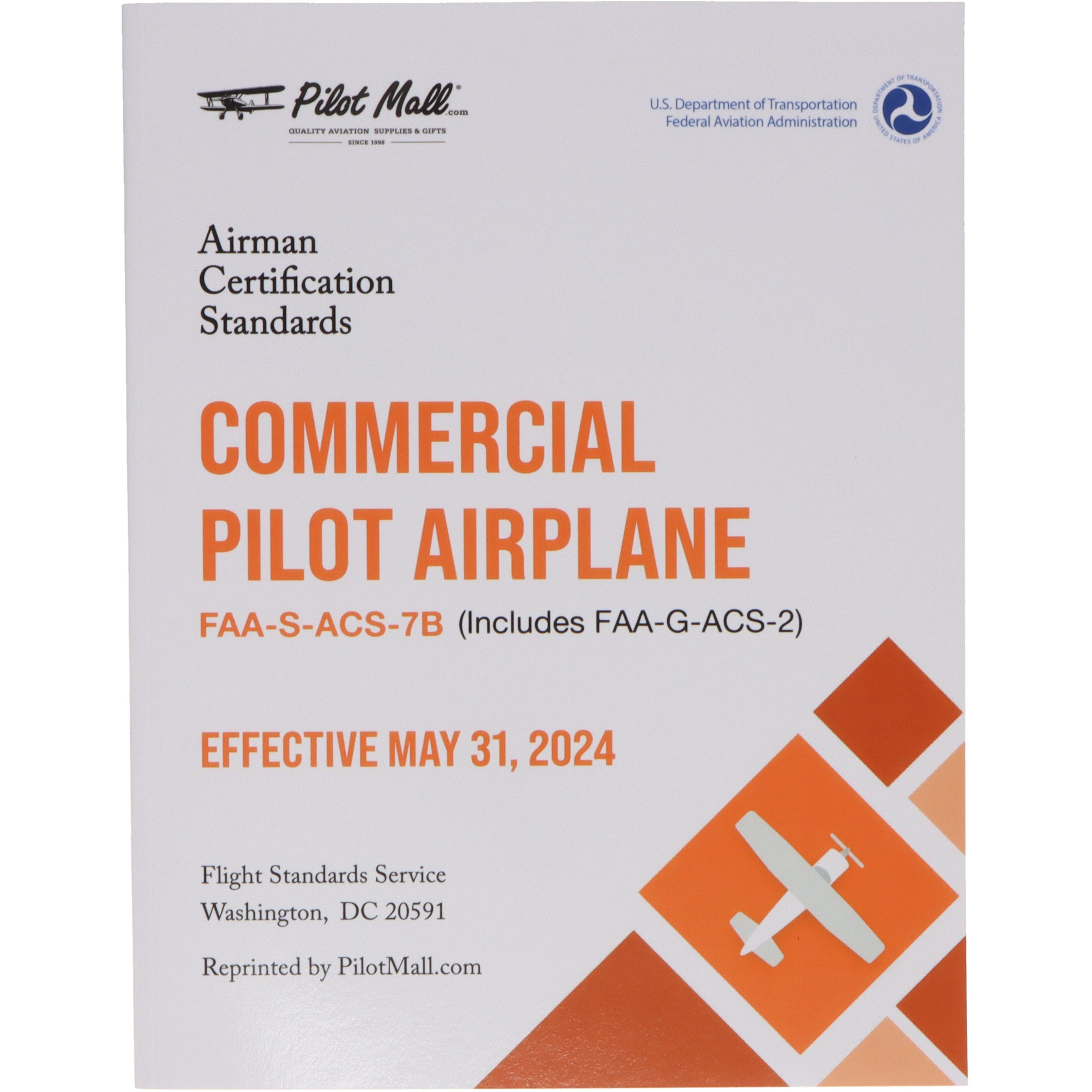Padrões de Certificação de Aviador - Avião Piloto Comercial: FAA-S-ACS-7B (Inclui FAA-G-ACS-2)