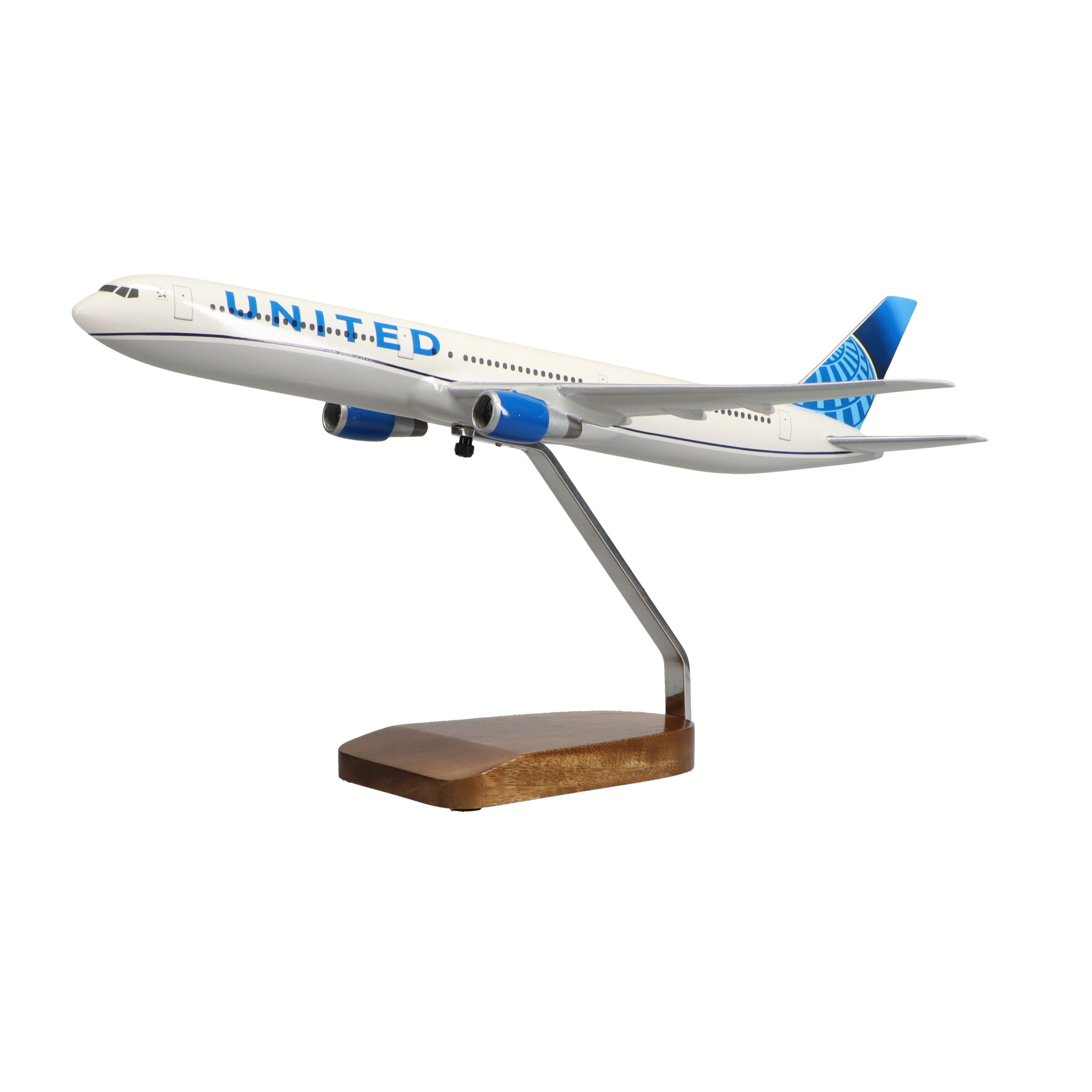 Boeing™ 767-300 United Airlines Large Mahogany Model