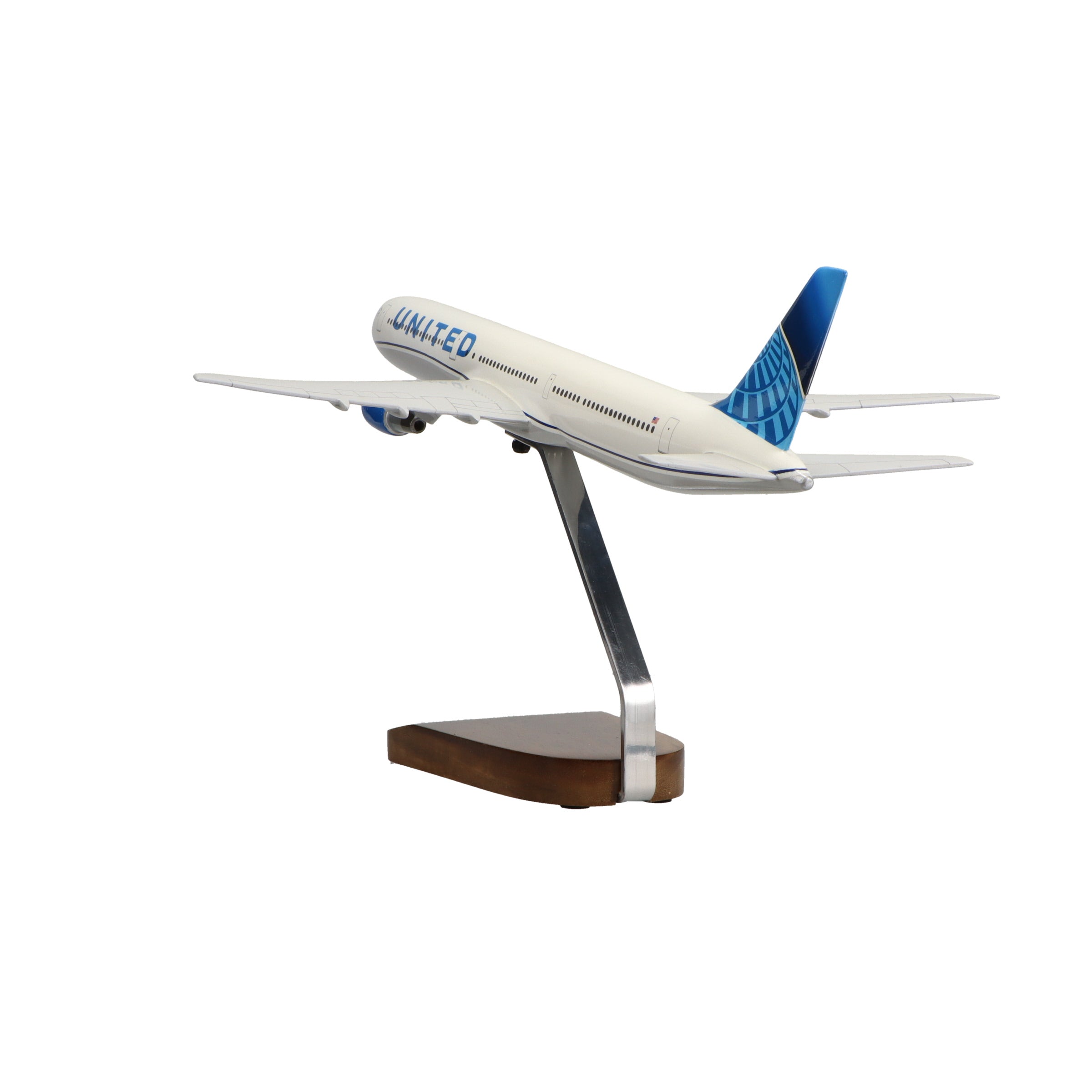 Boeing™ 767-300 United Airlines Large Mahogany Model