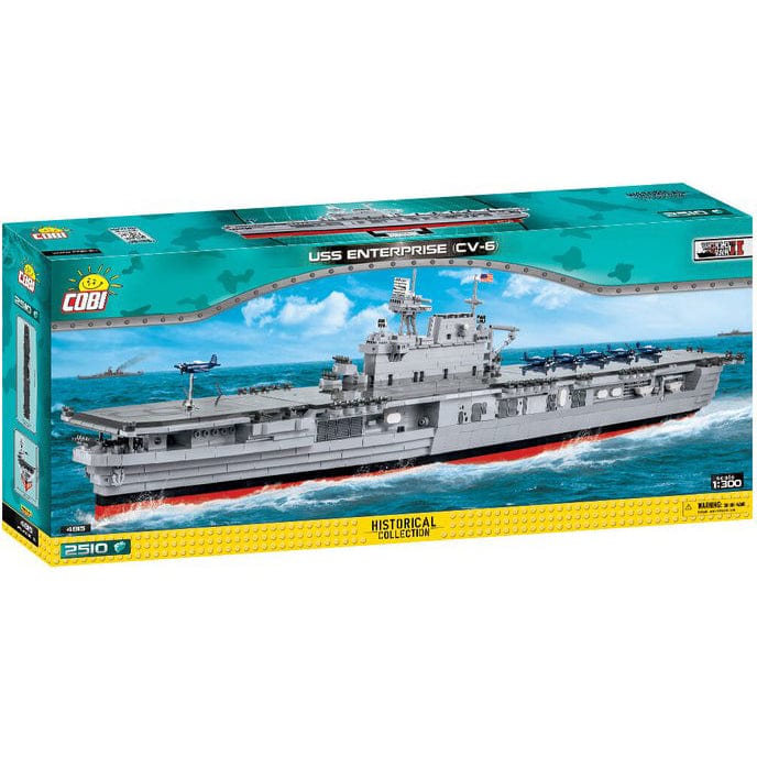 USS Enterprise CV-6 Aircraft Carrier 2510pc Cobi Blocks