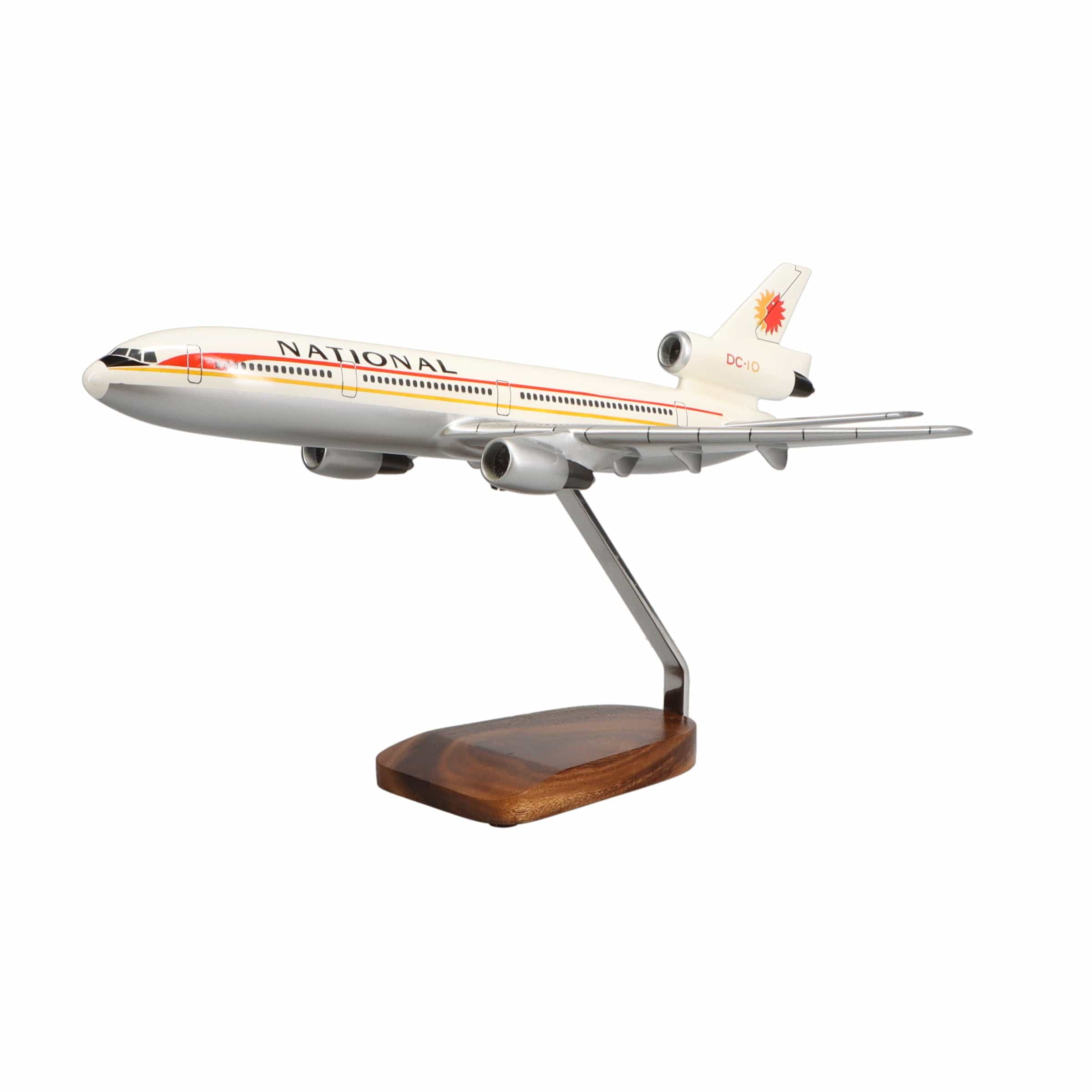 McDonnell Douglas DC-10 National Airlines Large Mahogany Model