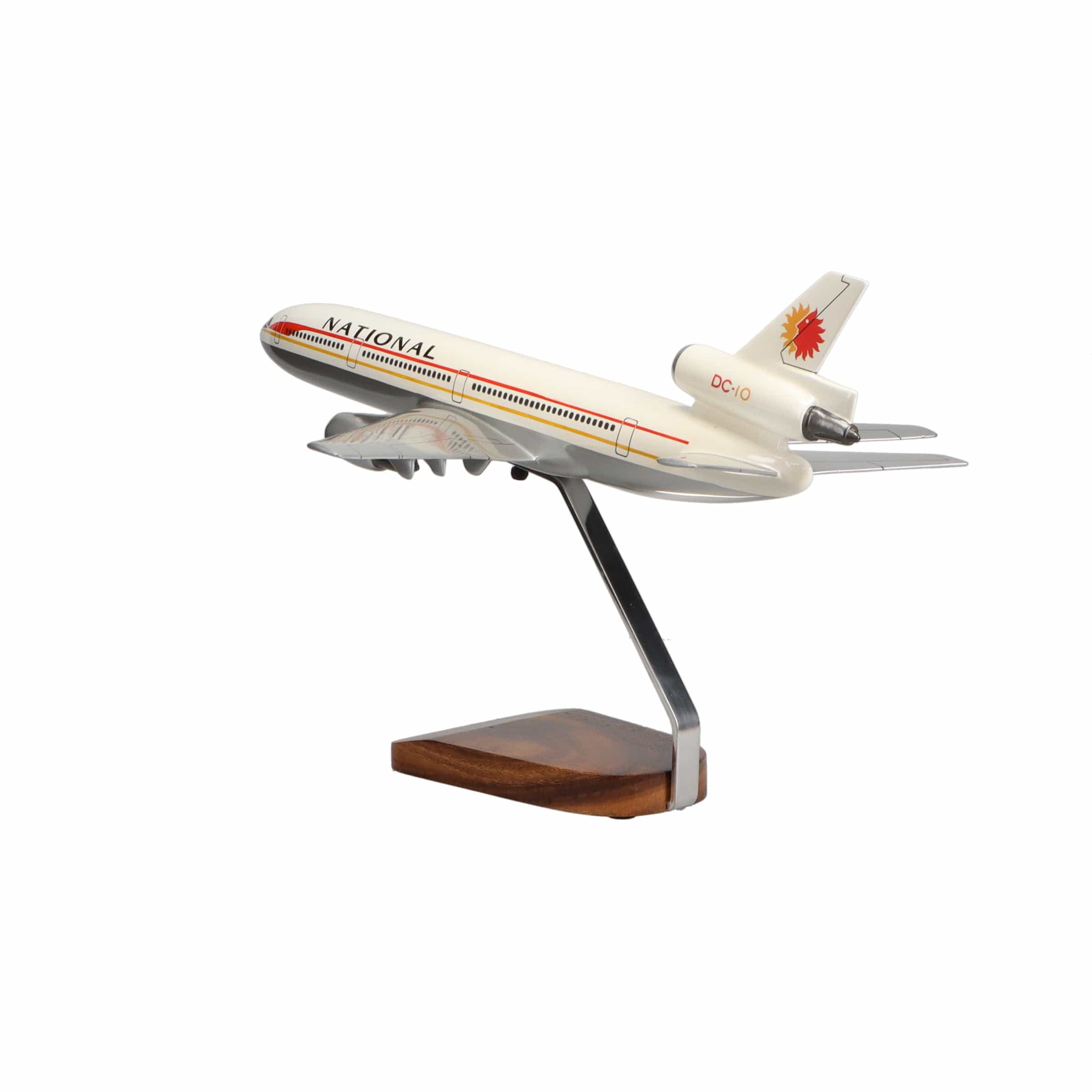 McDonnell Douglas DC-10 National Airlines Large Mahogany Model