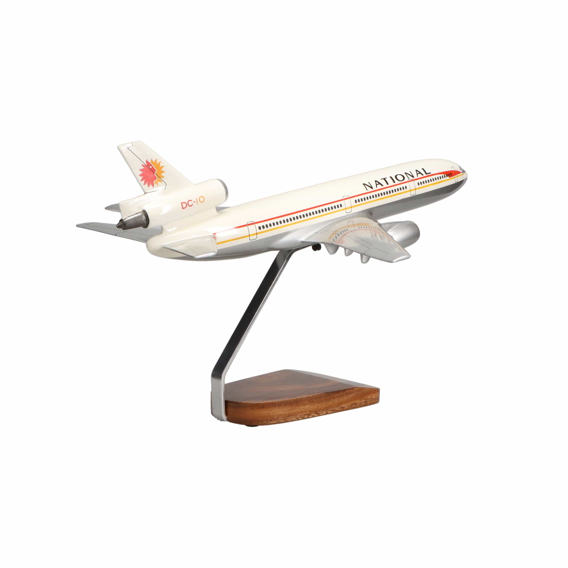 McDonnell Douglas DC-10 National Airlines Large Mahogany Model