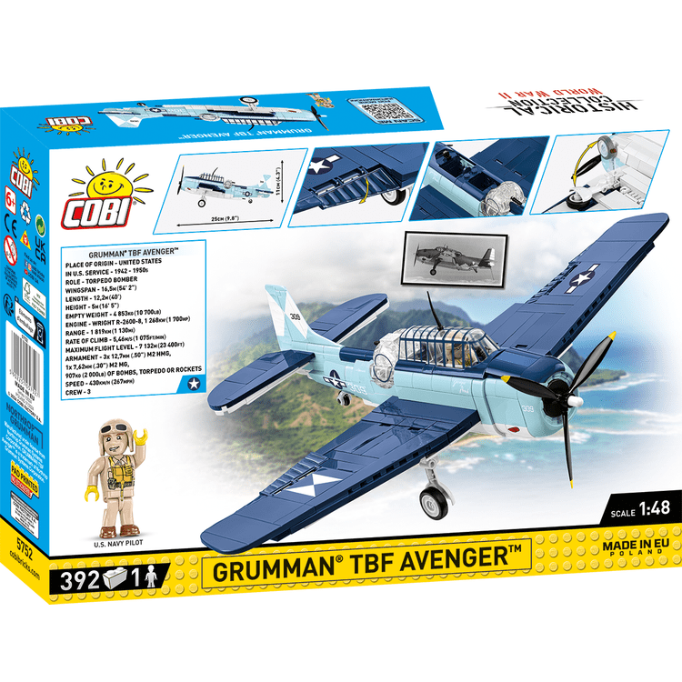 Grumman TBF Avenger 392pc Set Cobi Blocks