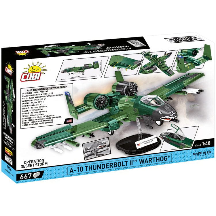 Grumman A-10 Thunderbolt II Warthog 667pc Set Cobi Blocks