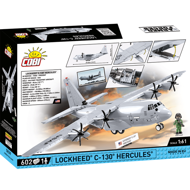 Lockheed Martin C-130 Hercules 602pc Set Cobi Blocks