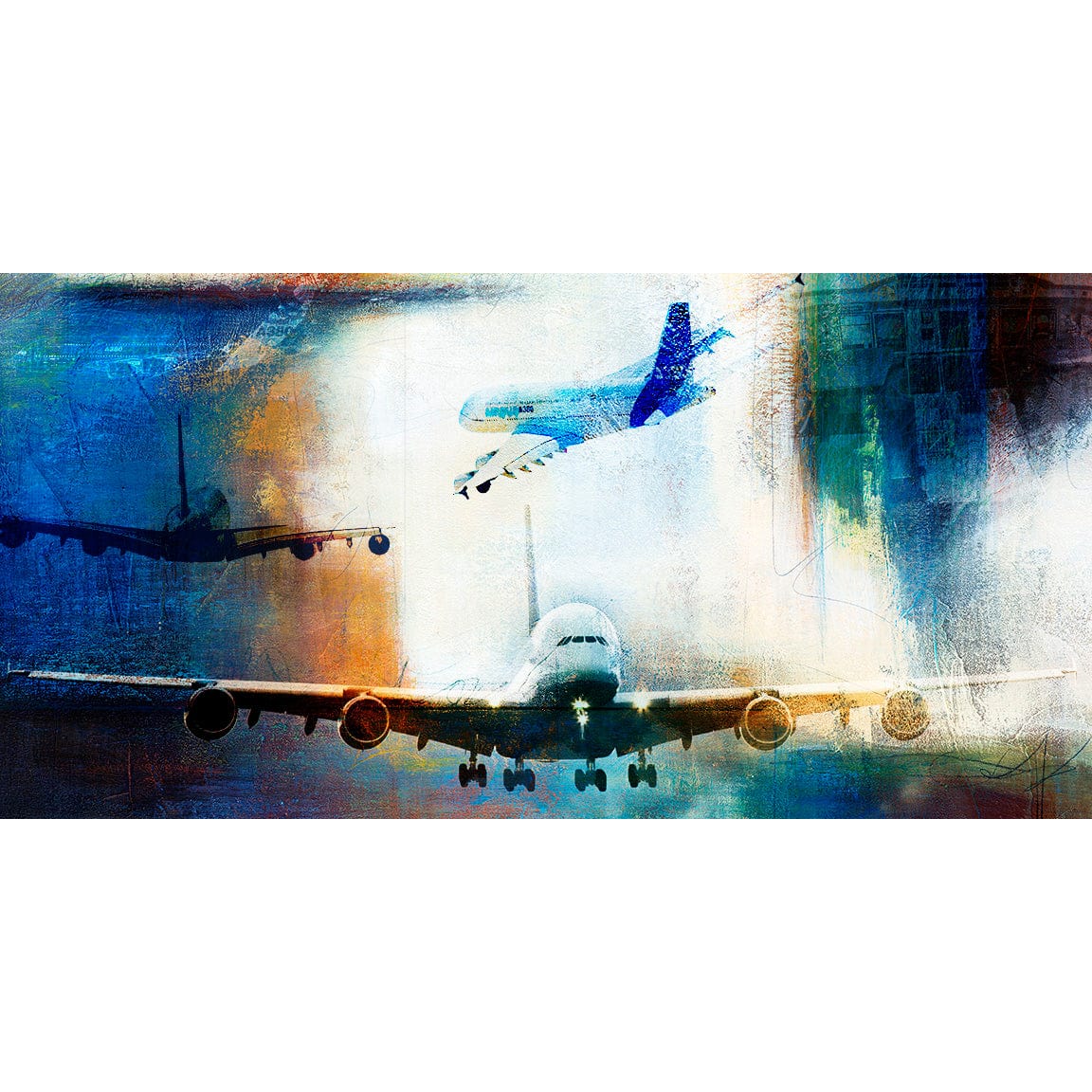 The Airbus A380 No. 2 Frank Martin Print