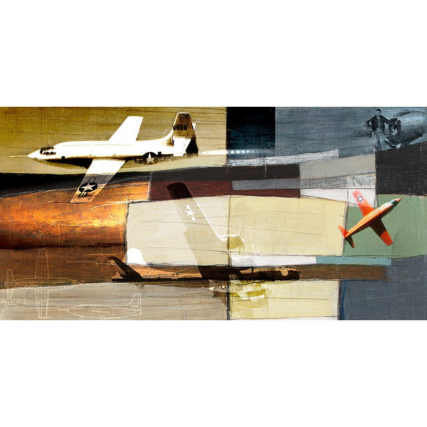 Chuck Yeager and the Bell X-1 - They said it couldn't be done! Frank Martin Print