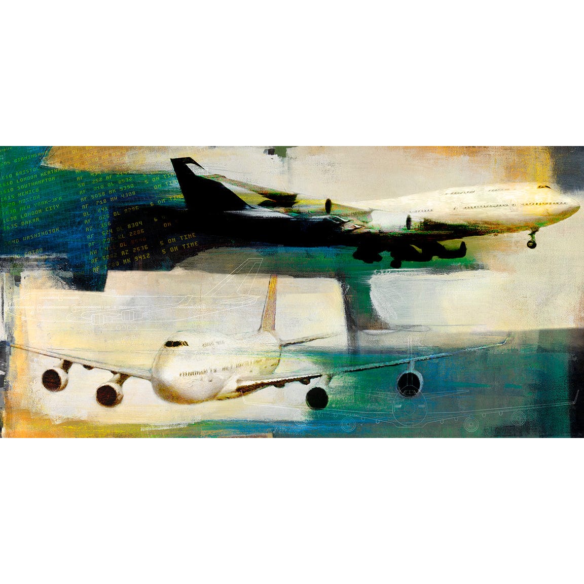 The Boeing 747-400 Frank Martin Print