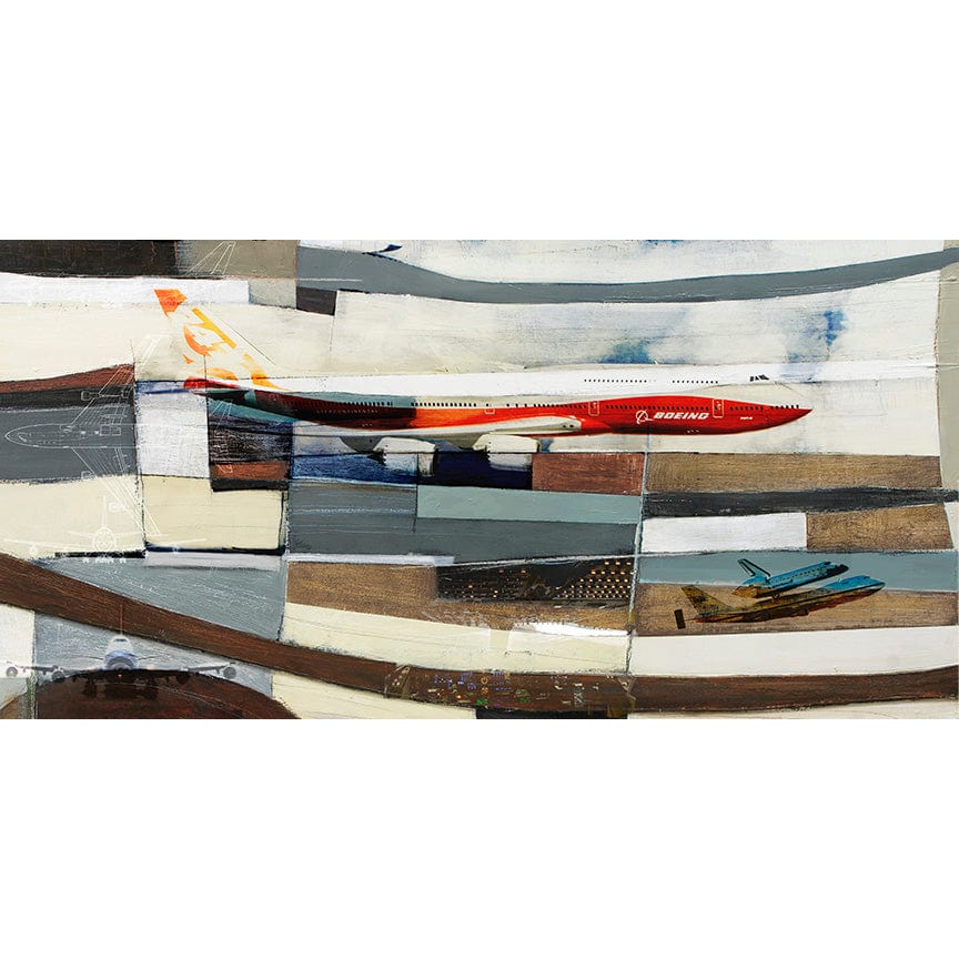 The Boeing 747 No. 1 Frank Martin Print