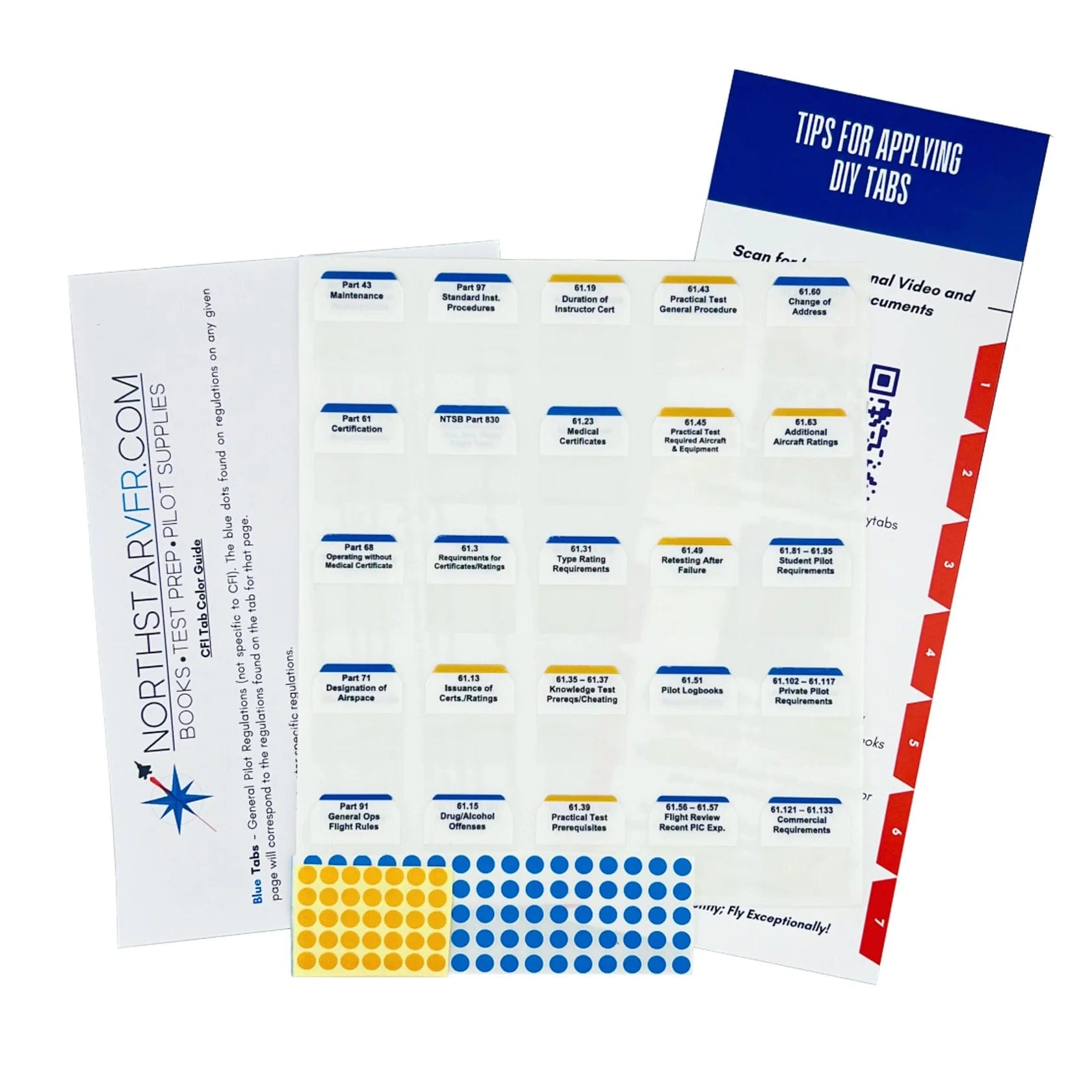 Northstar Aviation ASA Do-It-Yourself (DIY) 2025 FAR/AIM Tabs