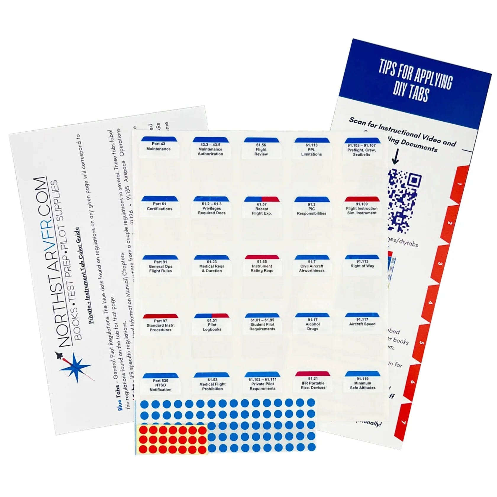 Northstar Aviation ASA Do-It-Yourself (DIY) 2025 FAR/AIM Tabs