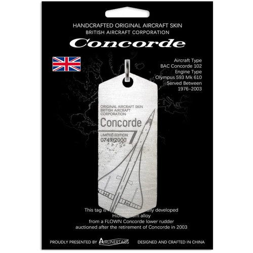 BAC Concorde Keychain