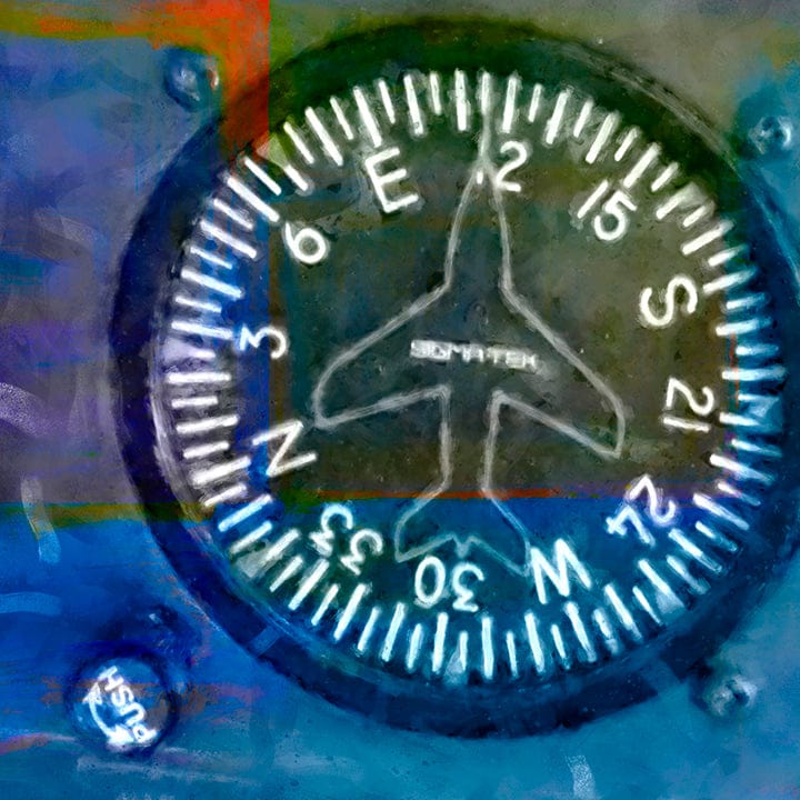 Instruments 7 - Compass Frank Martin Print