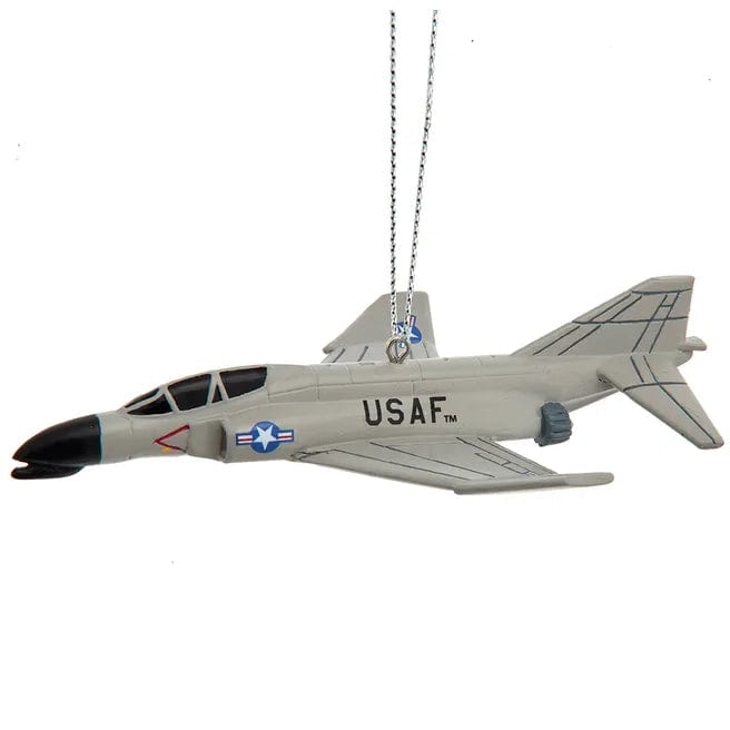 Kurt Adler 4.5" Air Force F4 Phantom Ornament