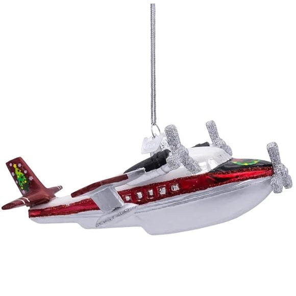 Kurt Adler 6" Noble Gems Christmas 2025 Seaplane Ornament (Limited Edition)