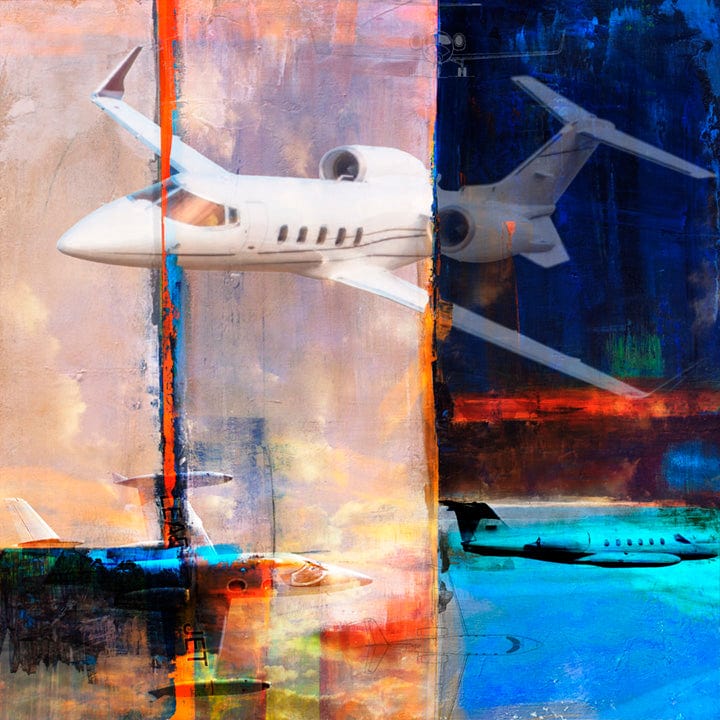 Learjets Frank Martin Print