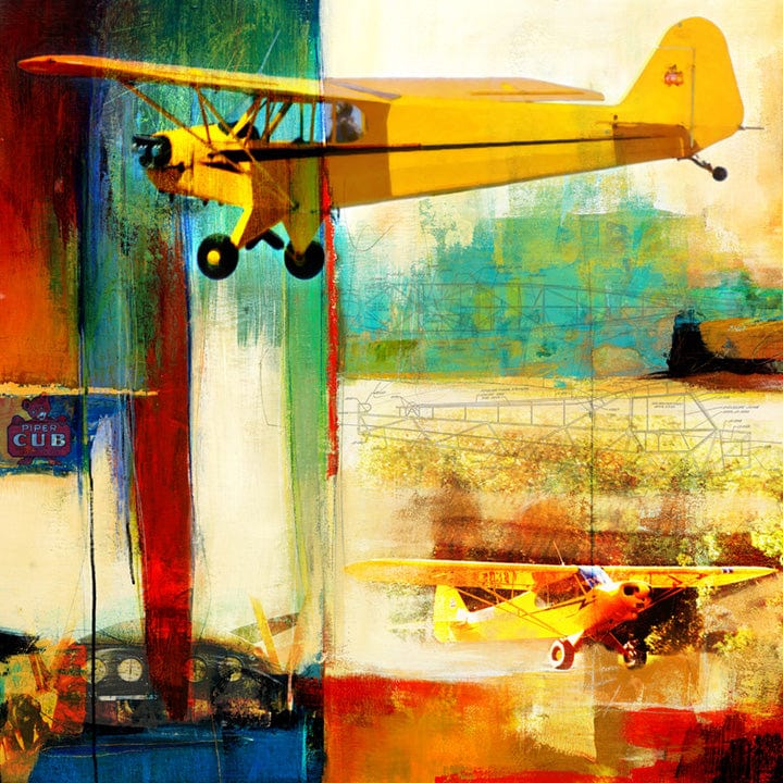 The Piper Cub Frank Martin Print