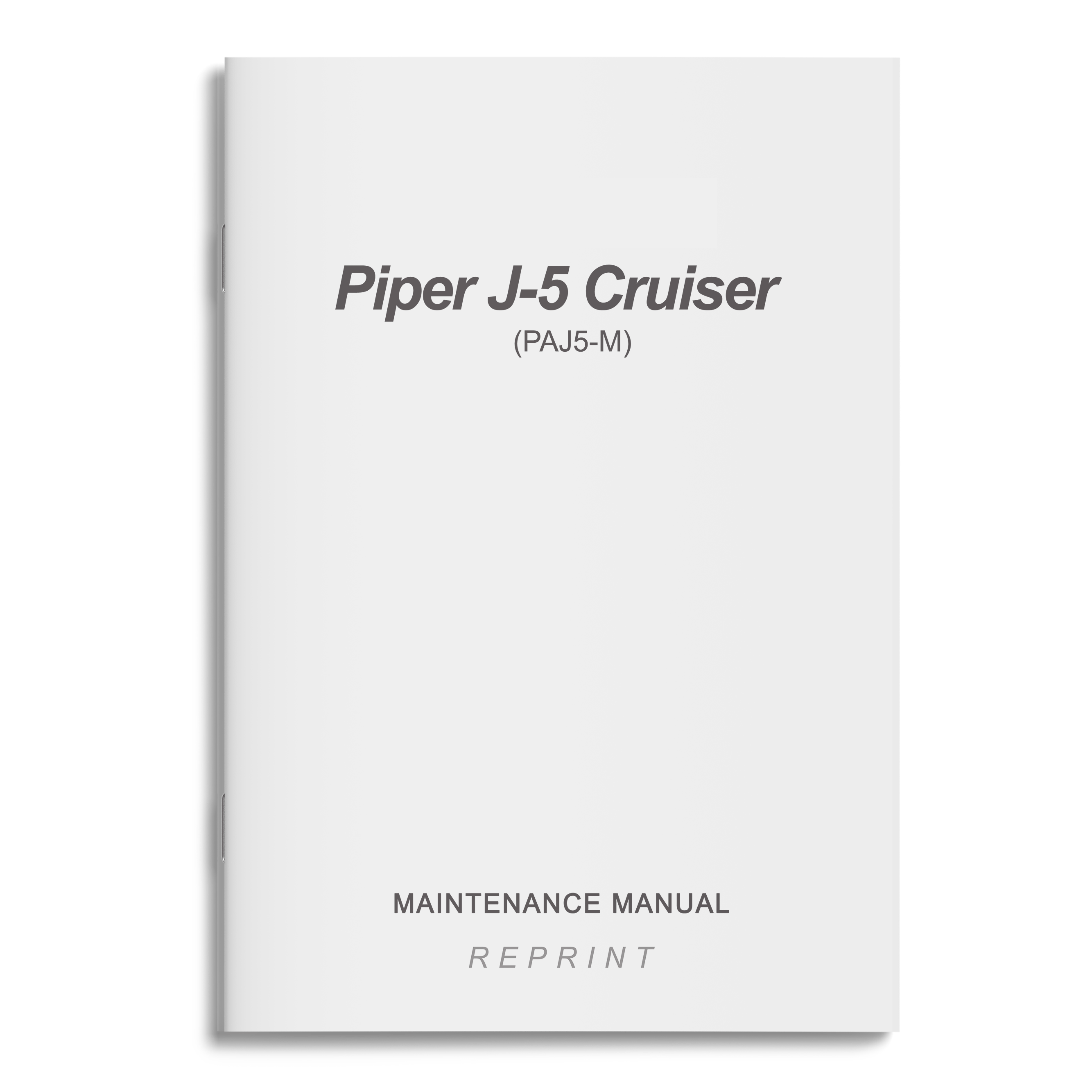 Essco Aircraft Aircraft Manual Piper J-5 Cruiser Maintenance Manual (PAJ5-M)