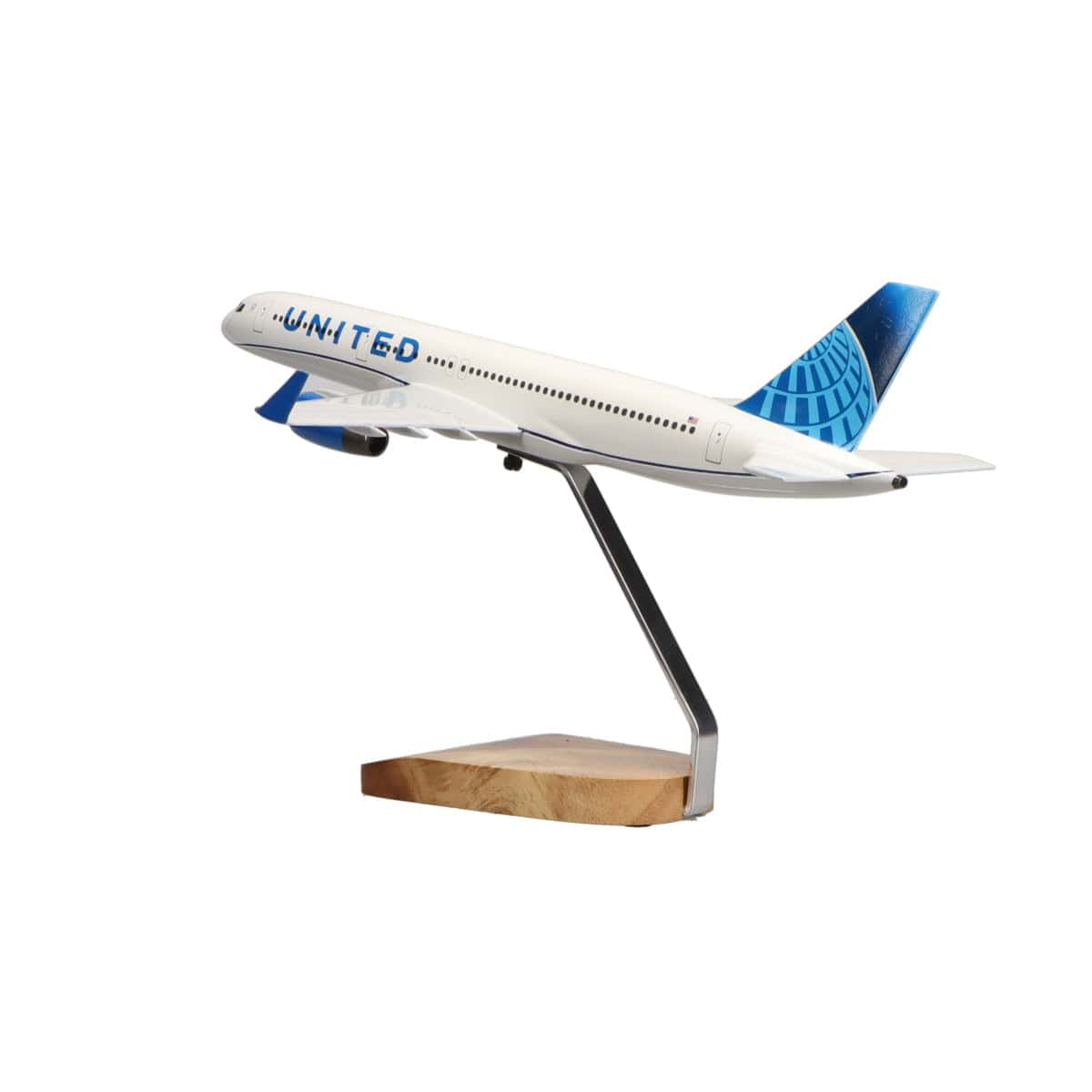 High Flying Models Aircraft Models Boeing 757-200 United Airlines Large Mahogany Model