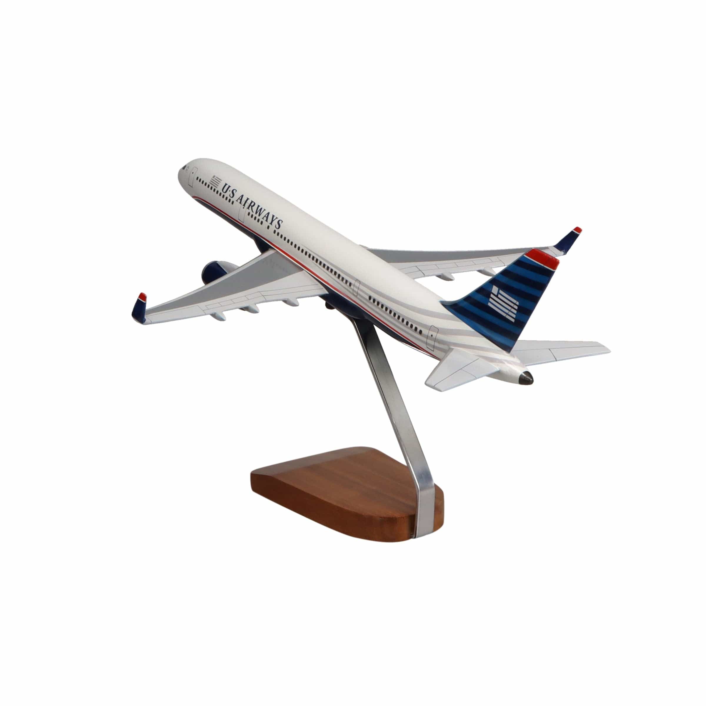 High Flying Models Aircraft Models Boeing 757-200 US Airways Large Mahogany Model