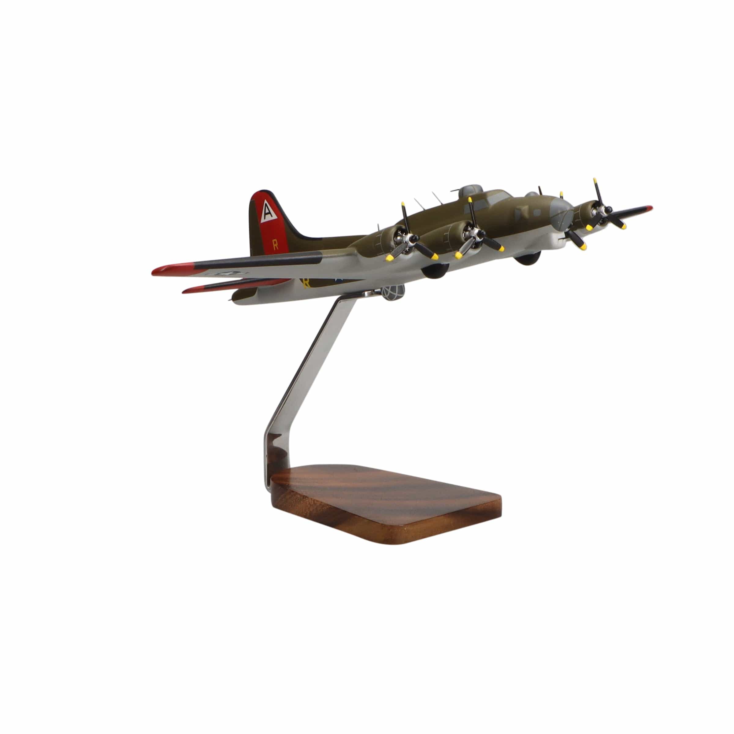 High Flying Models Aircraft Models Boeing™ B-17G Flying Fortress "Nine-O-Nine" Large Mahogany Model