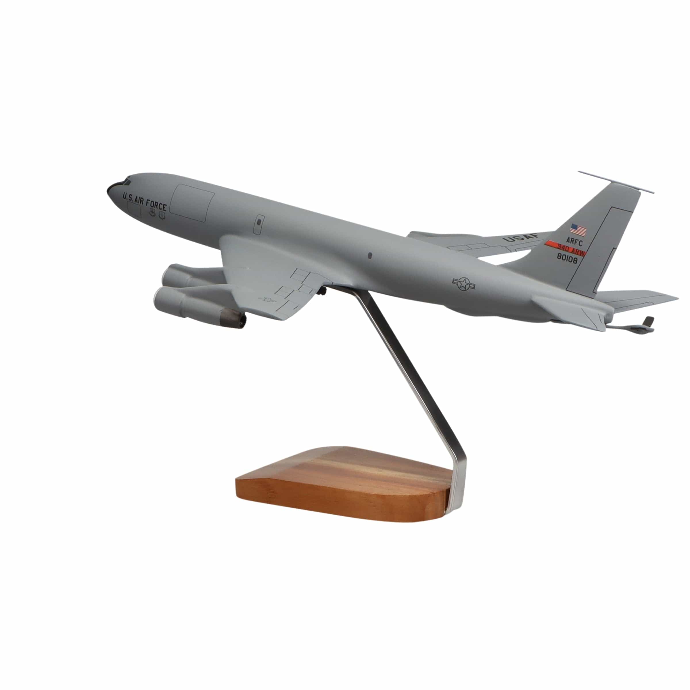 High Flying Models Aircraft Models Boeing KC-135 Stratotanker Large Mahogany Model