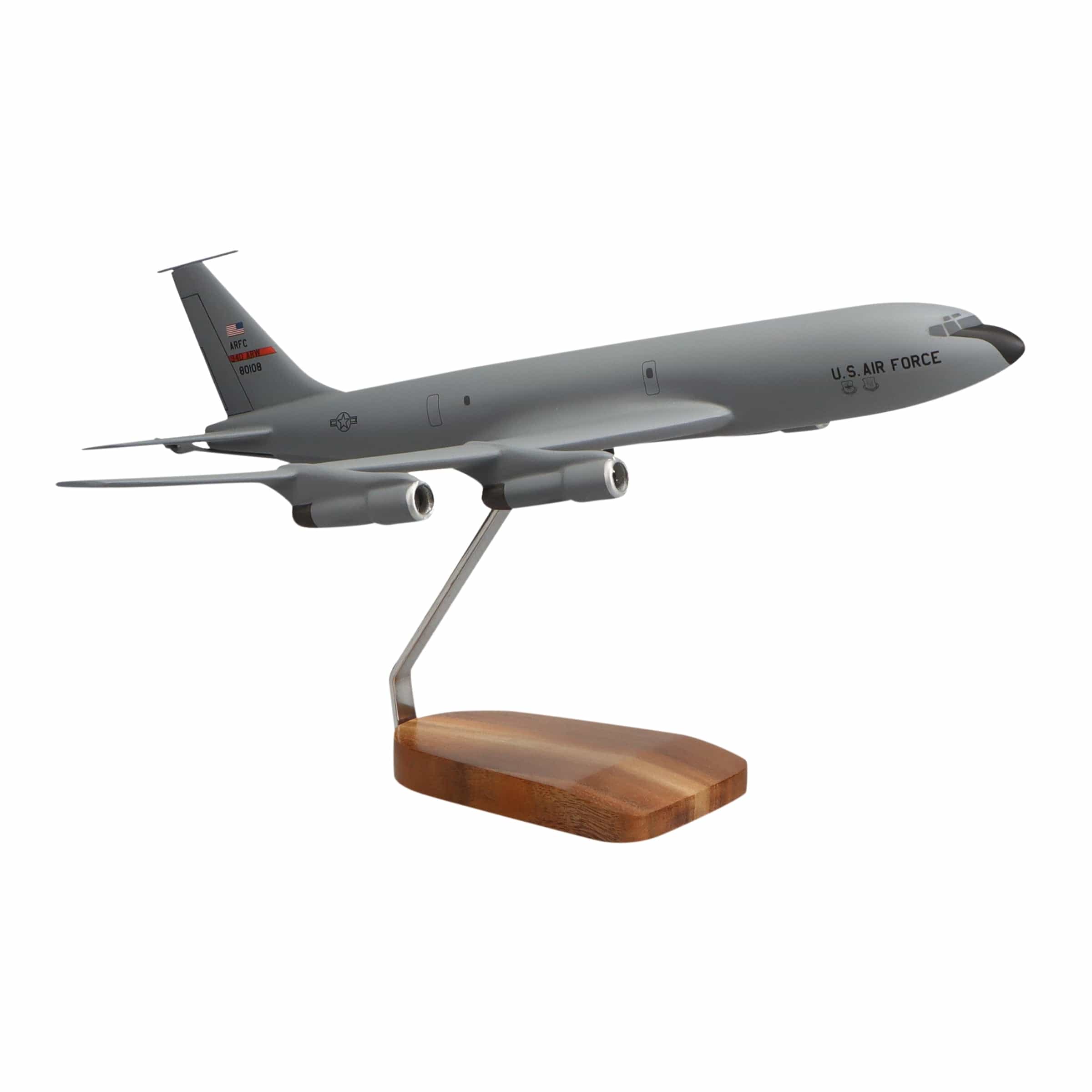 High Flying Models Aircraft Models Boeing KC-135 Stratotanker Large Mahogany Model