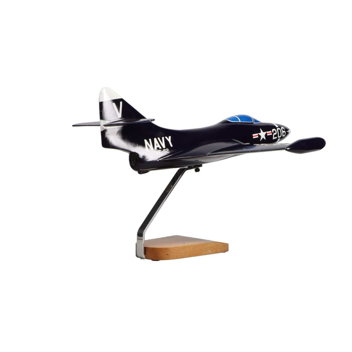 High Flying Models Aircraft Models Grumman F9F-5 Panther™ Large Mahogany Model