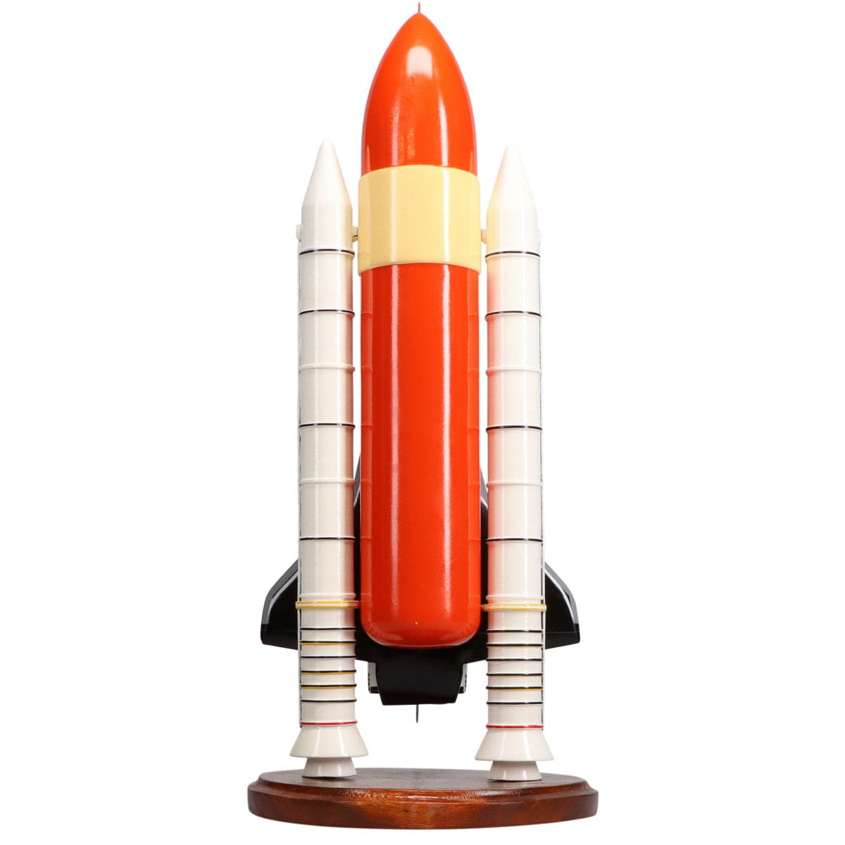 High Flying Models Aircraft Models Space Shuttle Atlantis with Booster Large Mahogany Model