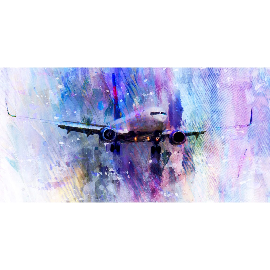 Frank Martin Artwork & Prints 48x24 / Paper The Boeing 737 No. 4 Frank Martin Print