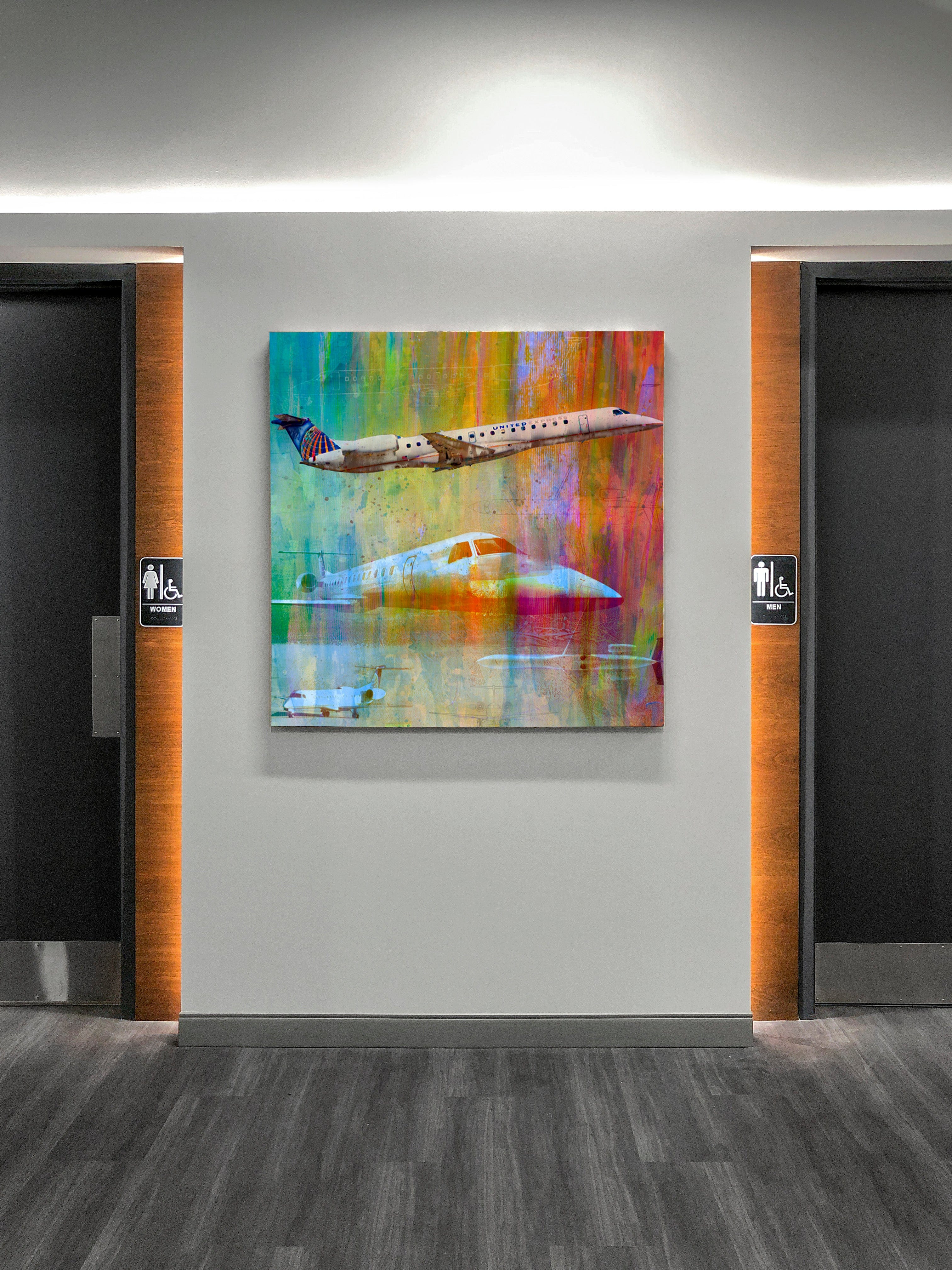 Frank Martin Artwork & Prints The Embraer ERJ Family Frank Martin Print