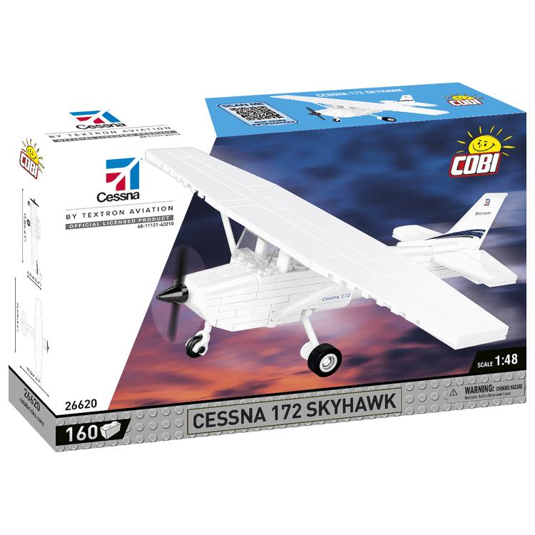 Cobi Blocks Blocks Cessna 172 Skyhawk 160pc Set Cobi Blocks White/Black