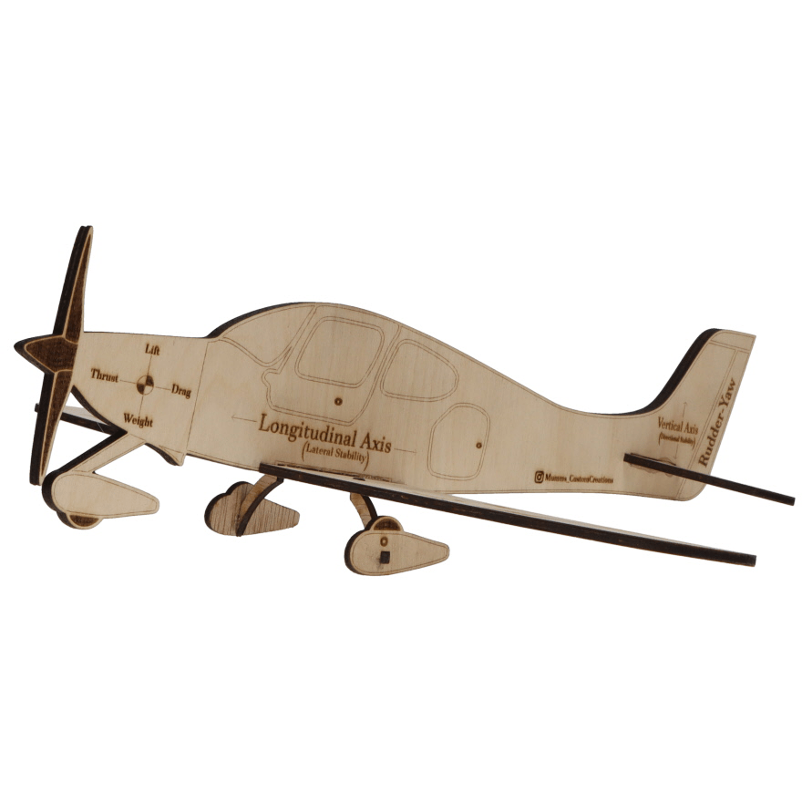 PilotMall.com Books Wooden Airplane Student Training Aid