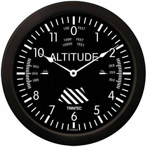 Trintec 14" Classic Altimeter Clock