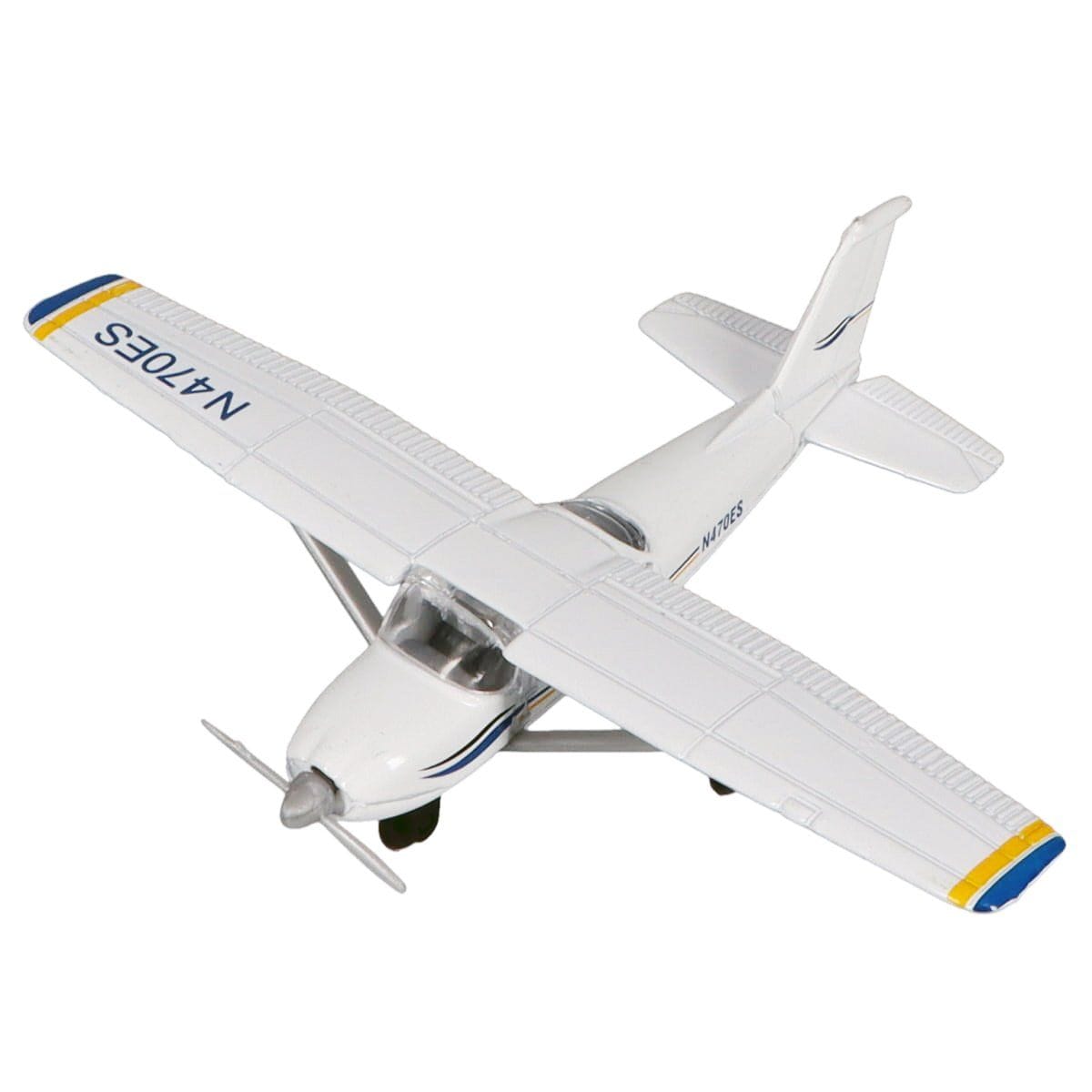 Hot Wings Die Cast Planes Hot Wings Cessna 172 Die Cast Aircraft with Connectible Runway