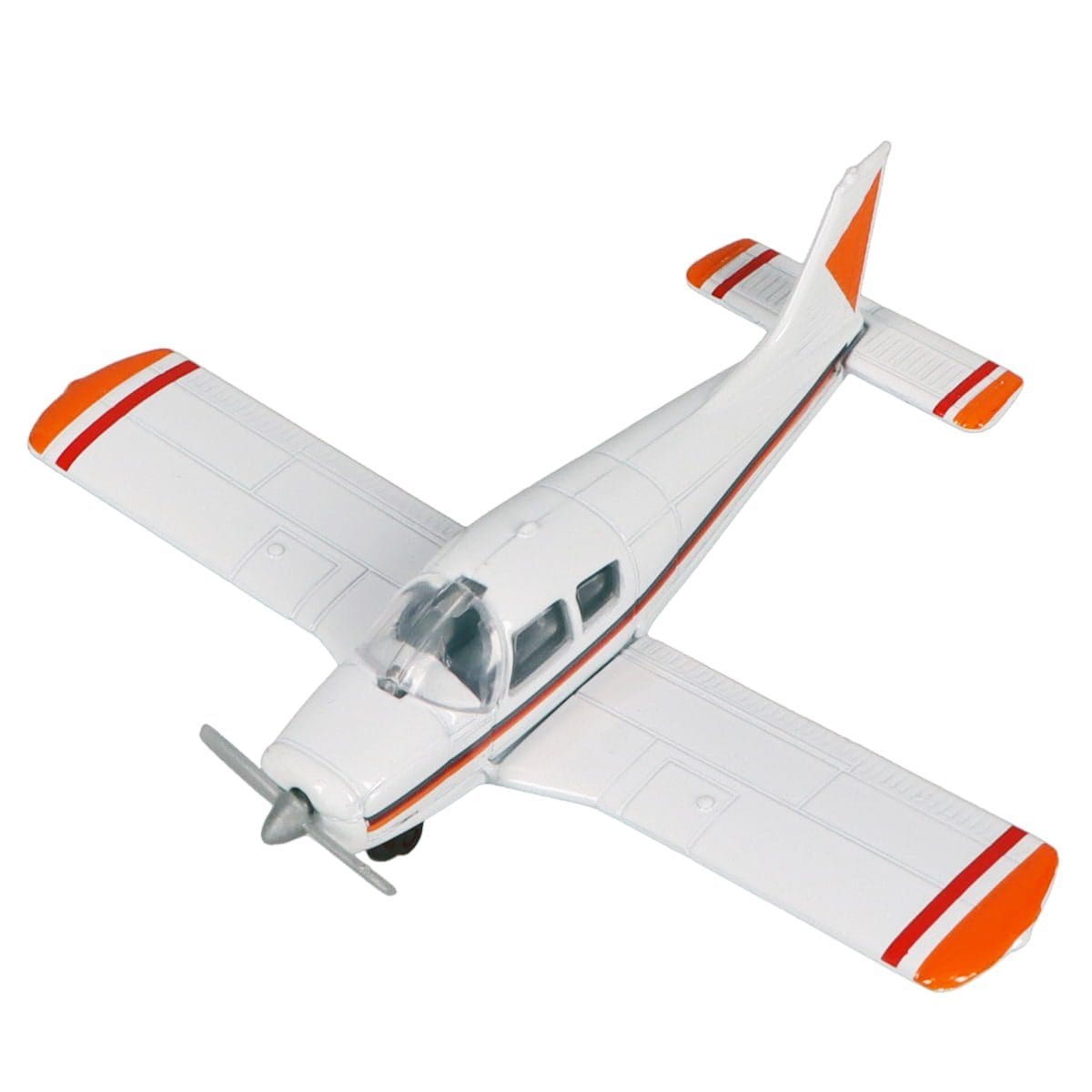 Hot Wings Die Cast Planes Hot Wings Piper Cherokee Die Cast Aircraft with Connectible Runway