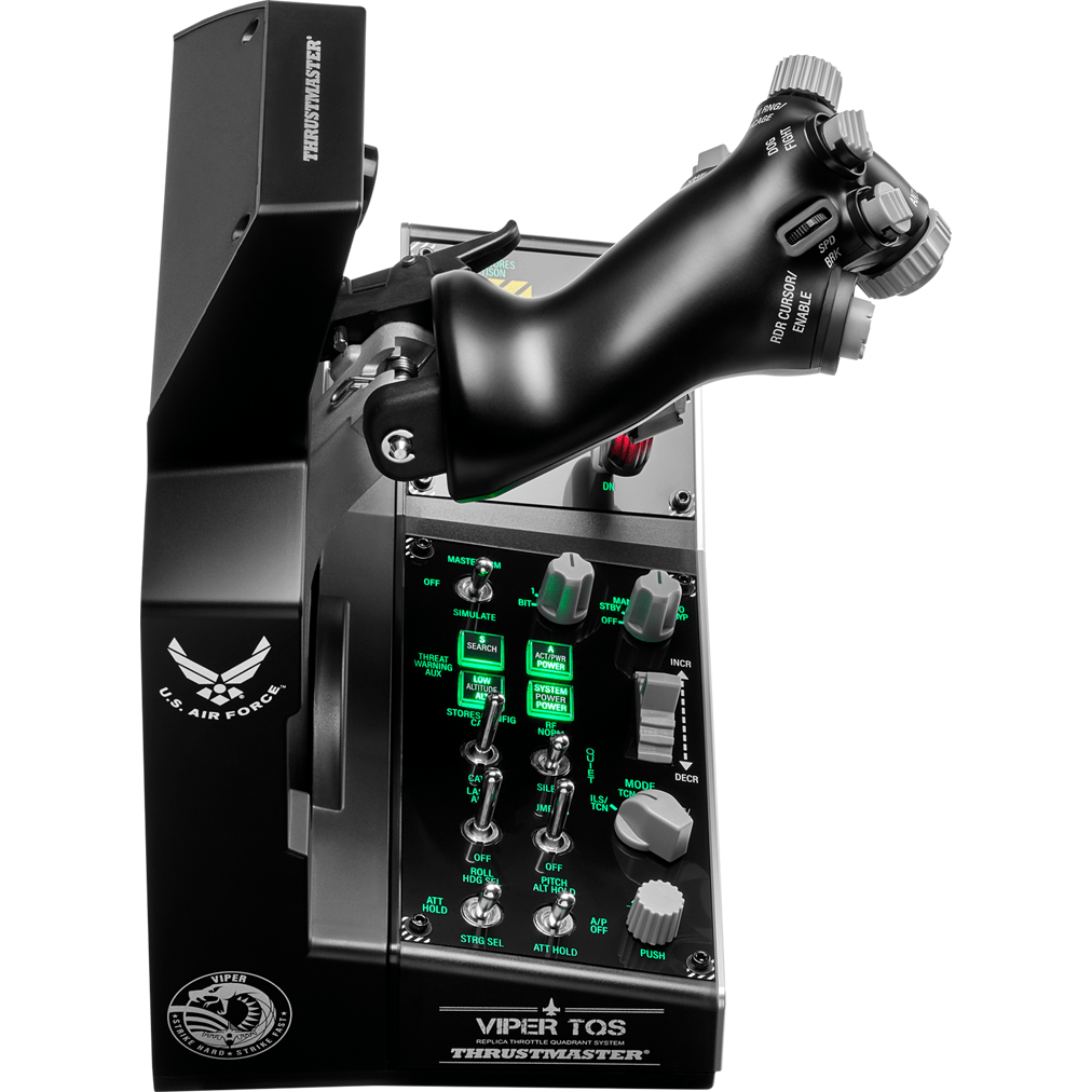 Thrustmaster Flight Simulation Thrustmaster Viper TQS Mission Pack: Metal Throttle Quadrant System (PC)