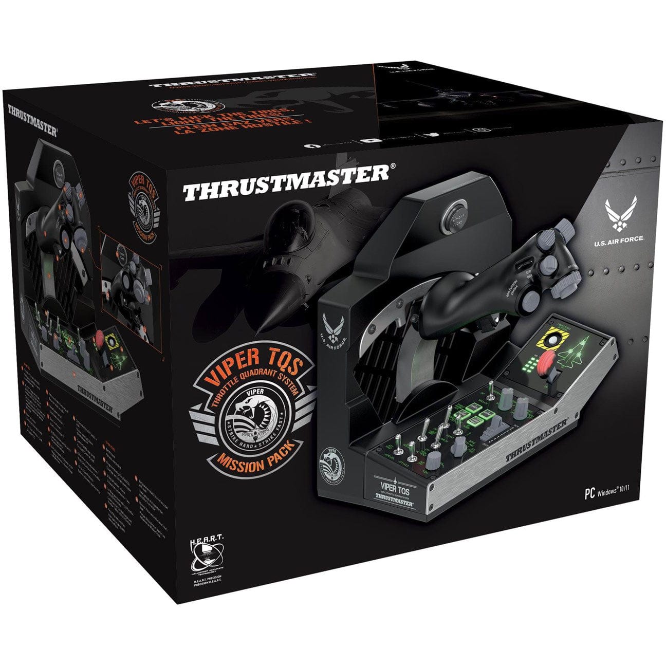 Thrustmaster Flight Simulation Thrustmaster Viper TQS Mission Pack: Metal Throttle Quadrant System (PC)