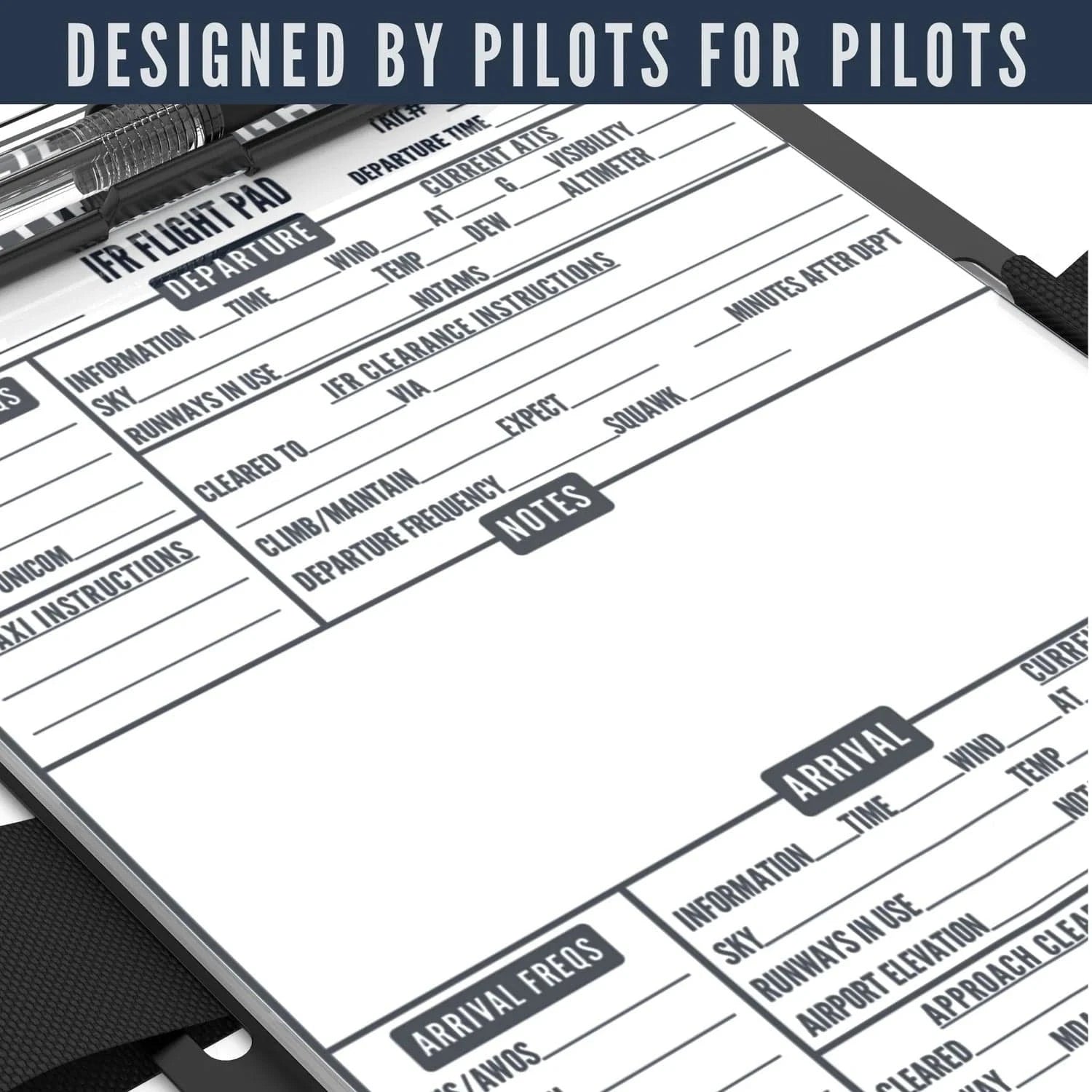 EntireFlight Forms & Checklists EntireFlight IFR Flight Pad 3-Pack: Perfecting Your Instrument Flight Experience