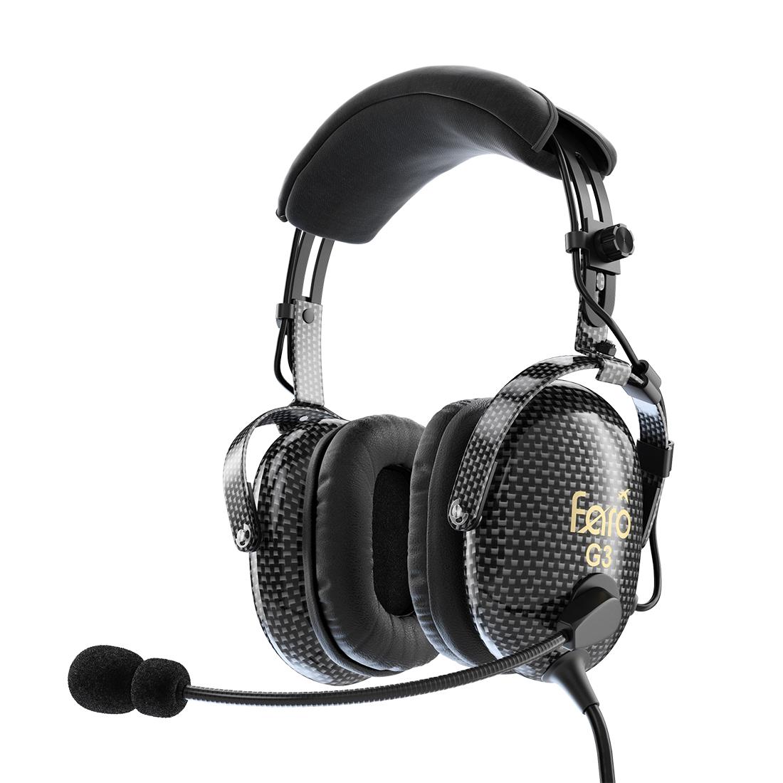 Faro Headsets Faro G3 ANR Carbon Fiber Headset – The Ultimate GA Aviation Companion