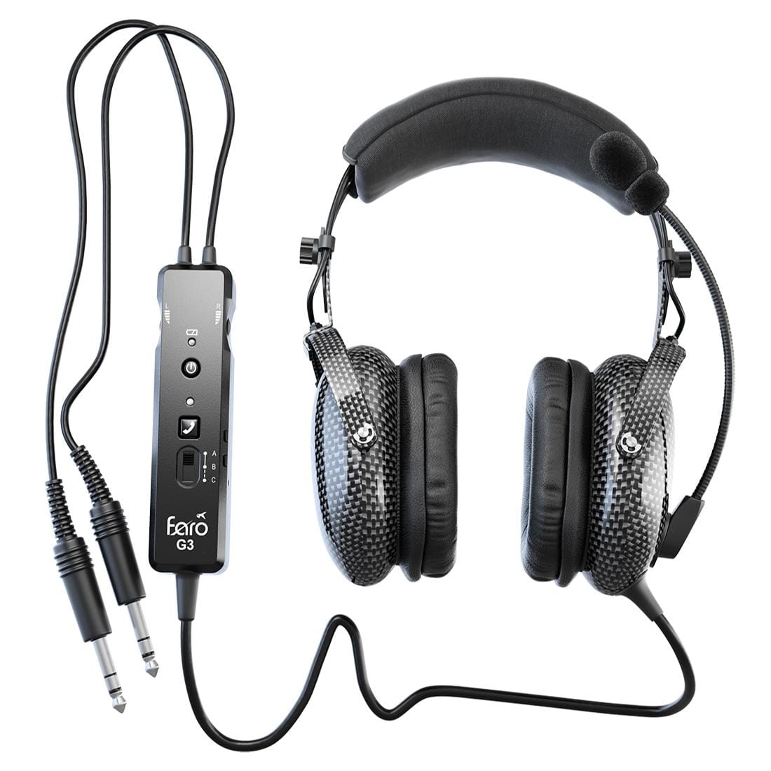 Faro Headsets Faro G3 ANR Carbon Fiber Headset – The Ultimate GA Aviation Companion