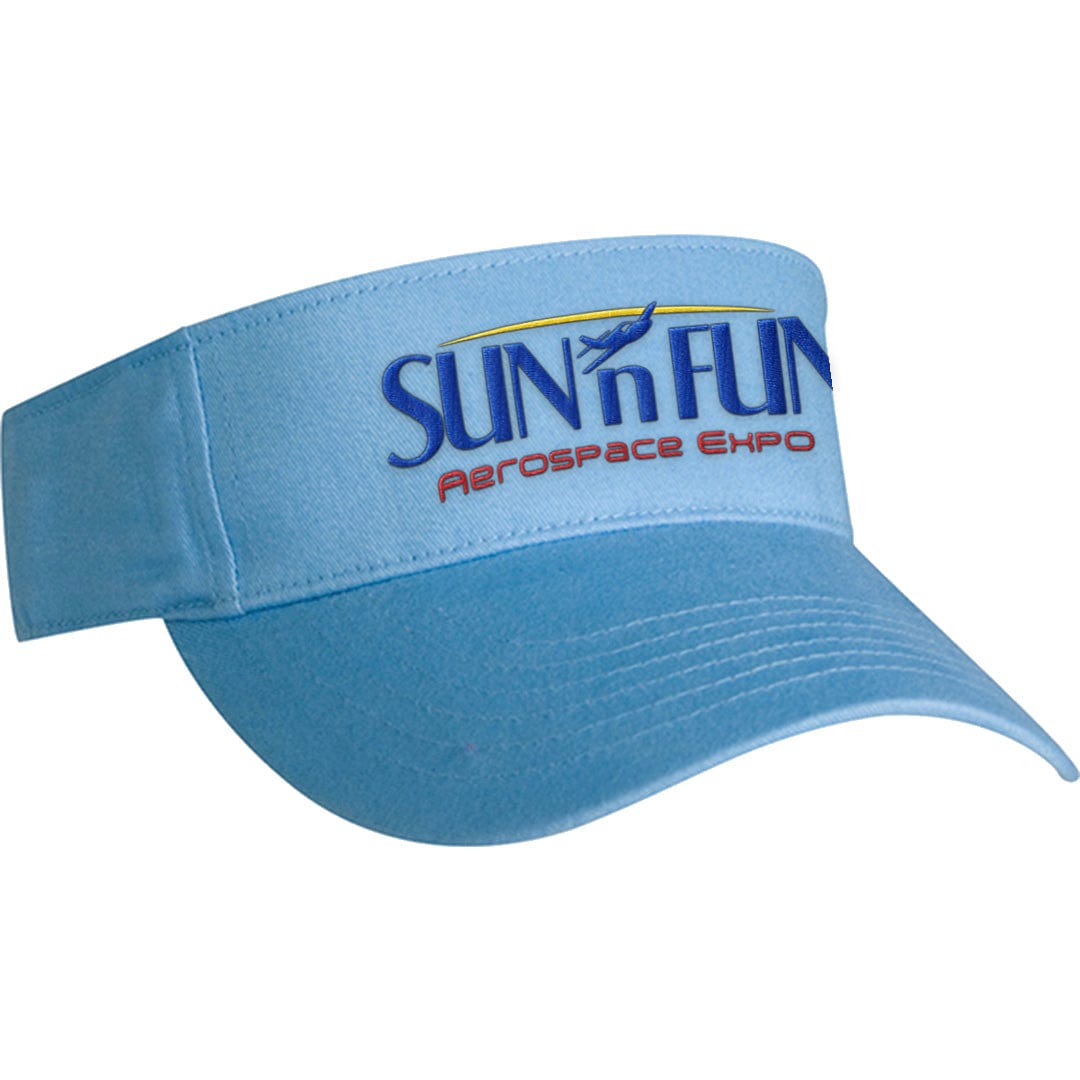 SUN 'n FUN Headwear SUN 'n FUN Blue Sky Visor Velcro Closure Visor Ball Cap