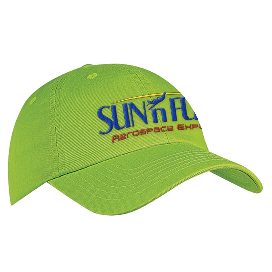 SUN 'n FUN Headwear SUN 'n FUN Lime Green Buckle Closure Unstructured Ball Cap