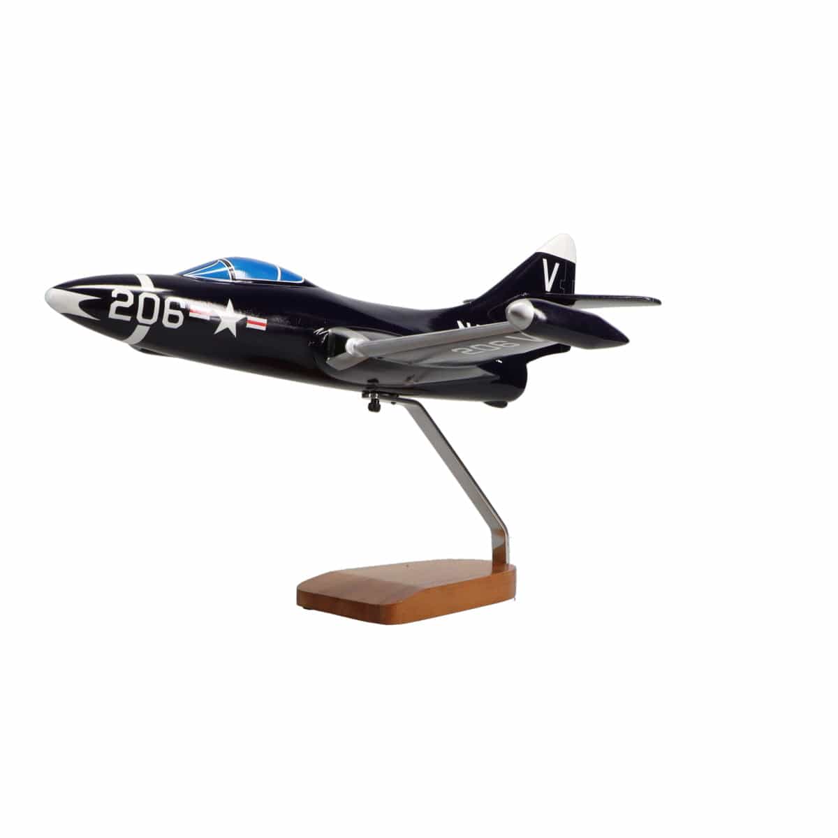 Grumman F9F-5 Panther™ Modelo grande de caoba