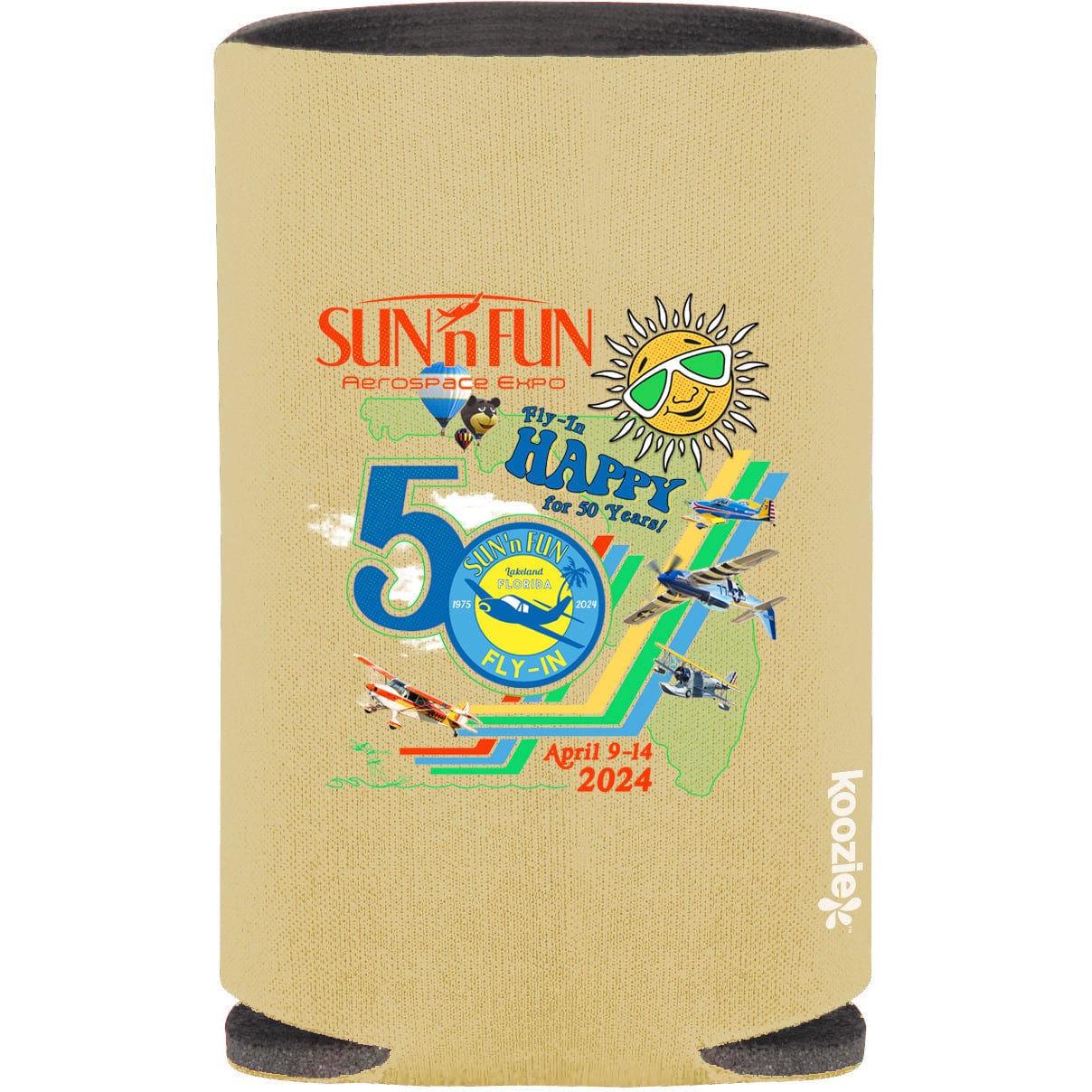 SUN 'n FUN Kitchen & Barware Koozie - 2024 SUN 'n FUN