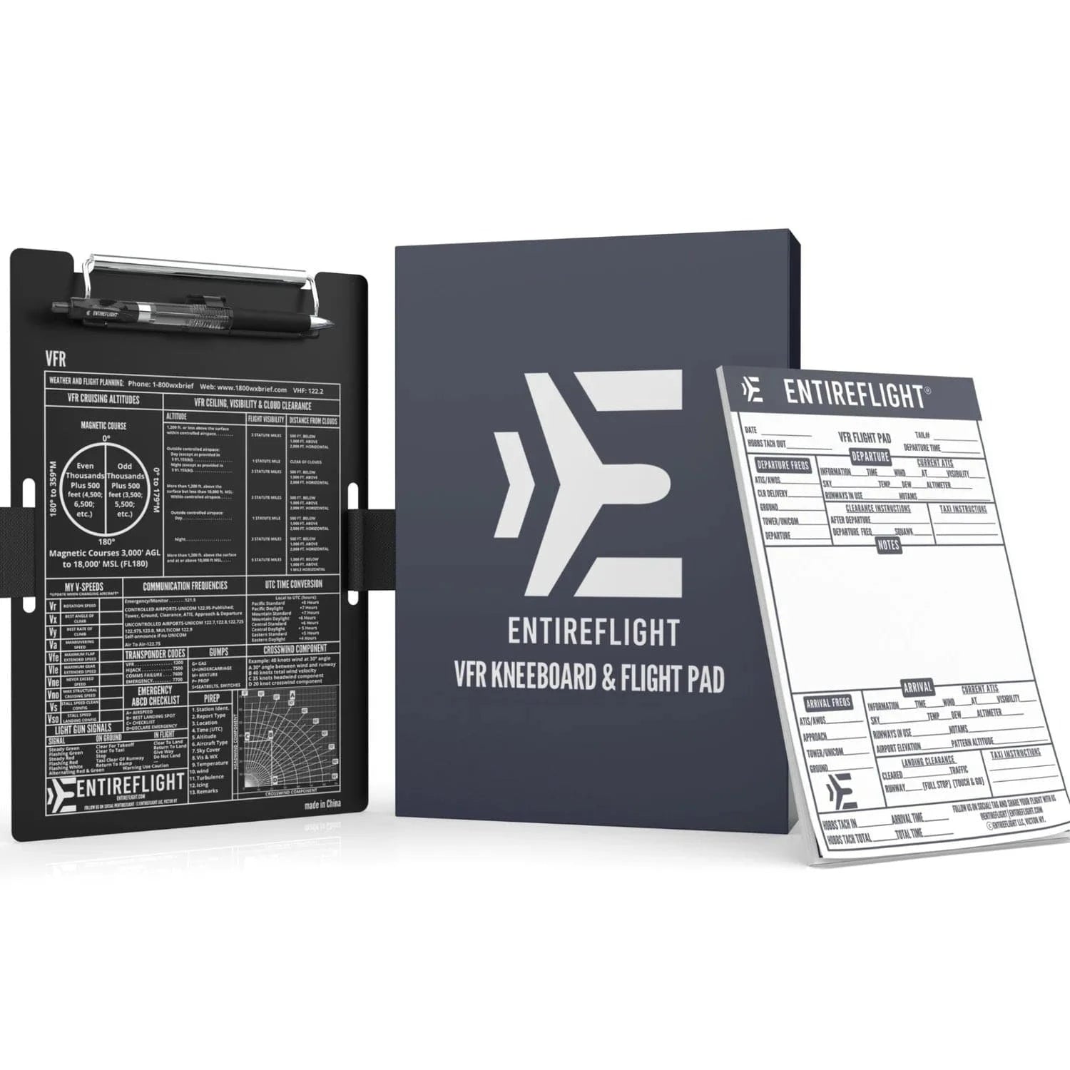 EntireFlight Kneeboards EntireFlight VFR Pilot Kneeboard & Flight Pad: Elevate Your Flying Experience