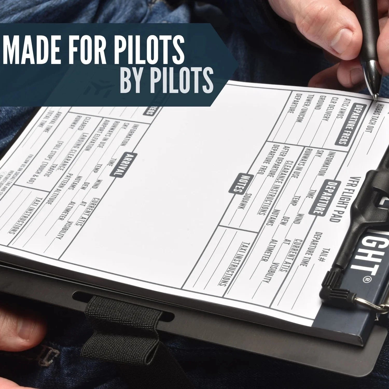 EntireFlight Kneeboards EntireFlight VFR Pilot Kneeboard & Flight Pad: Elevate Your Flying Experience