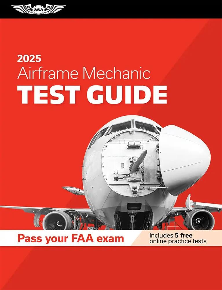 ASA 2025 AMT Airframe Test Guide Book